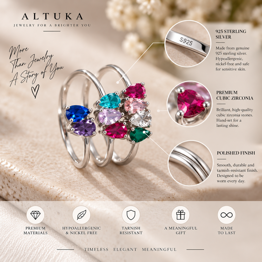 Dainty Birthstone Ring