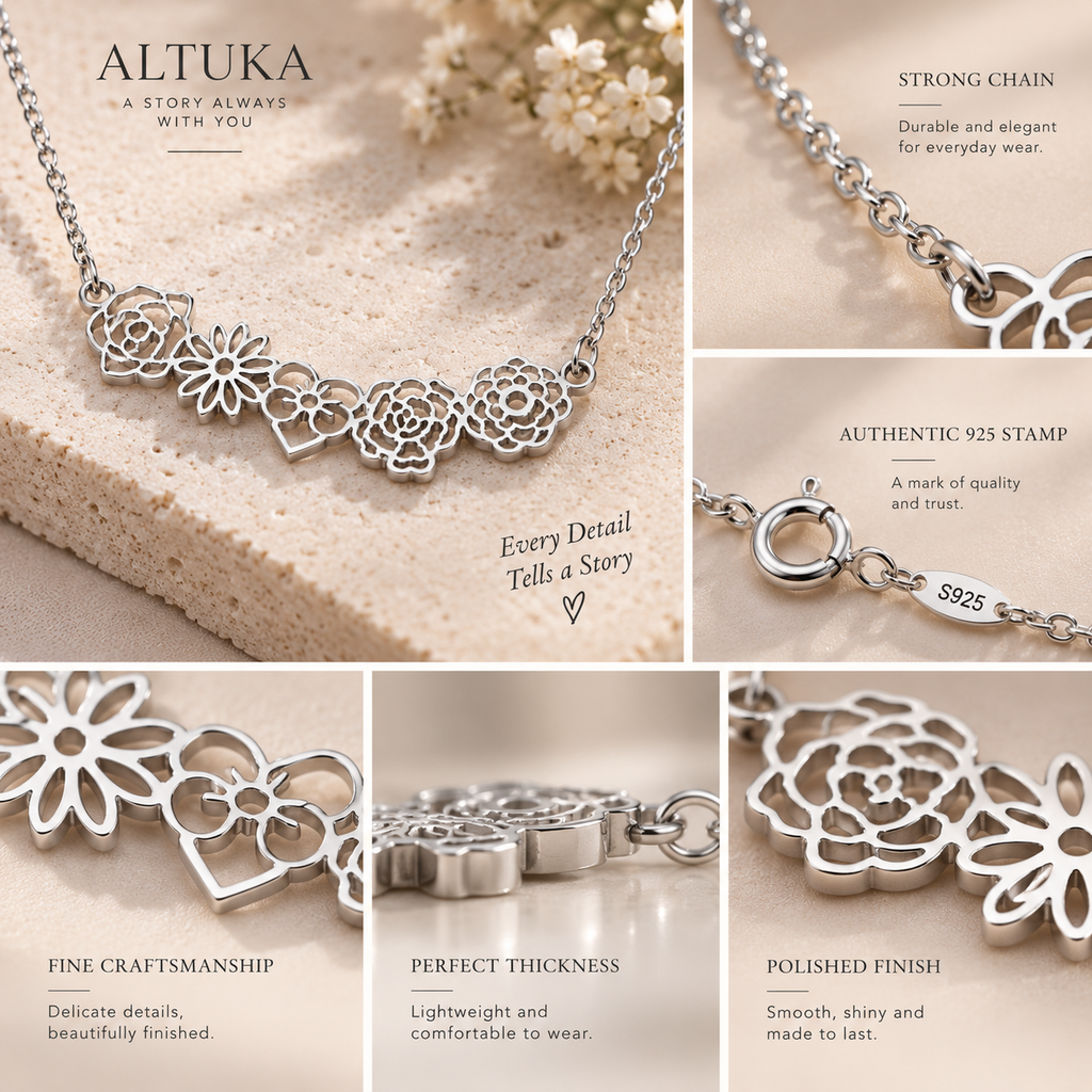 Birth Flower Necklace