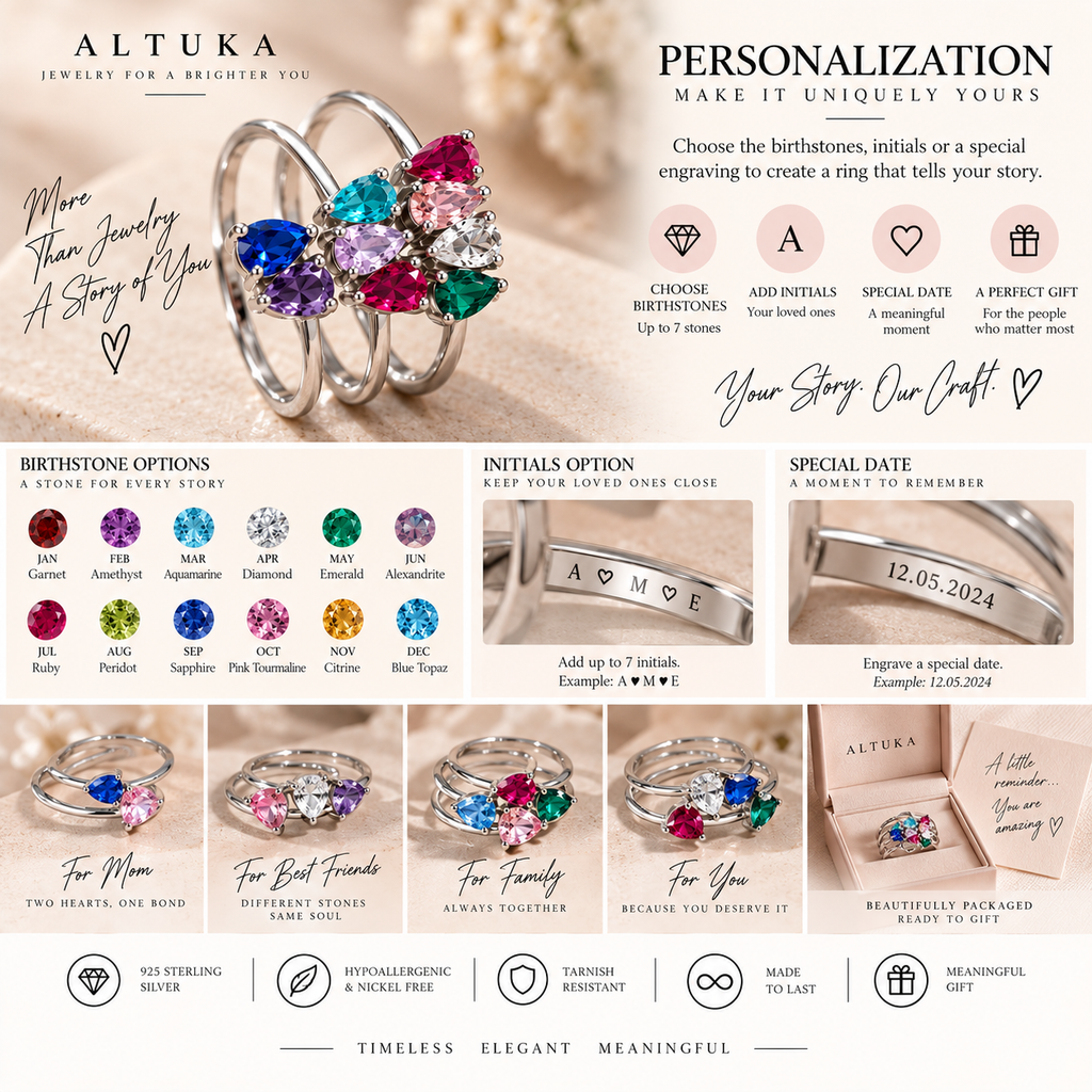 Dainty Birthstone Ring