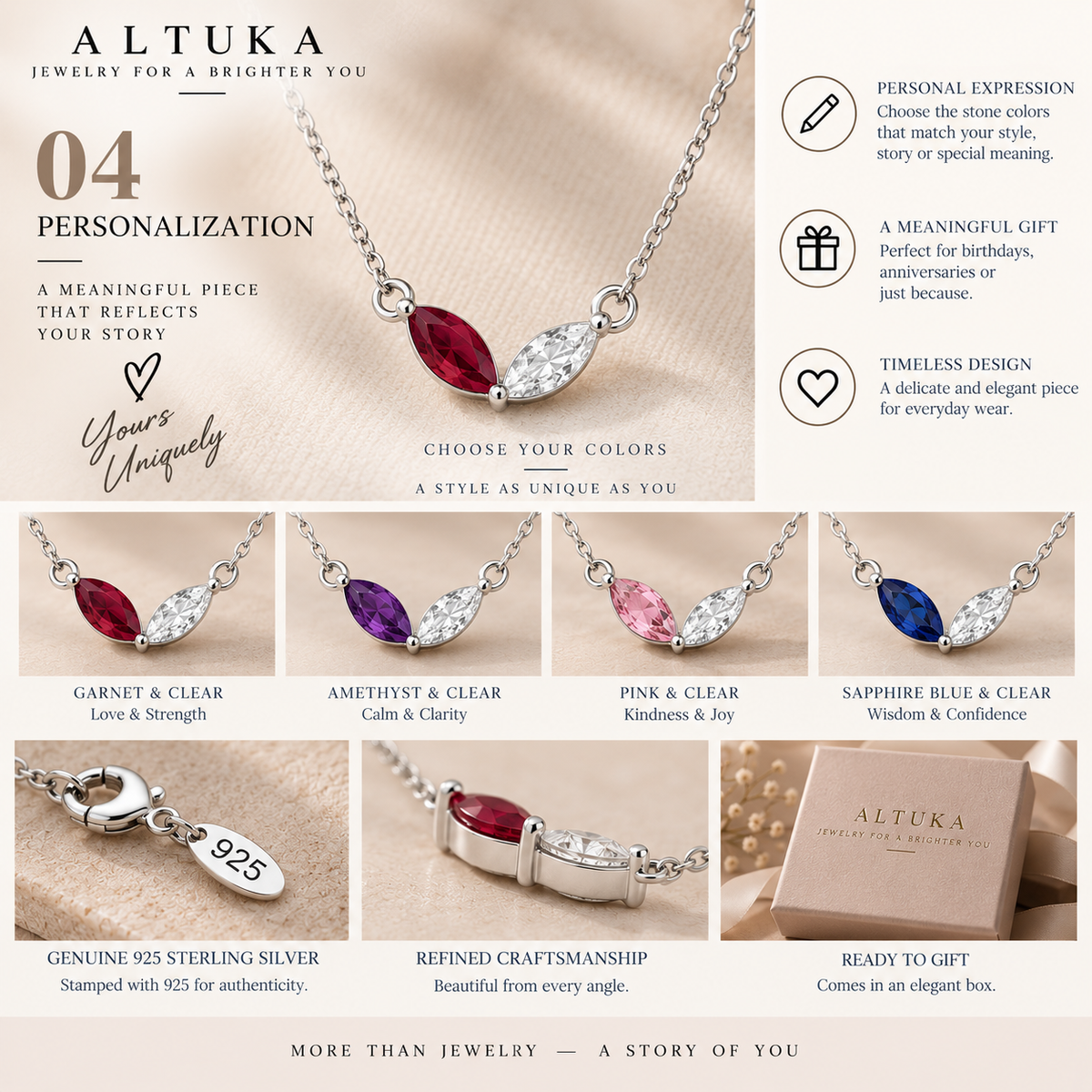 Birthstone Necklace