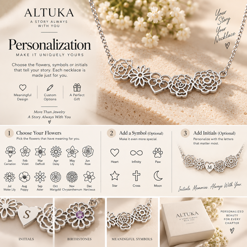 Birth Flower Necklace