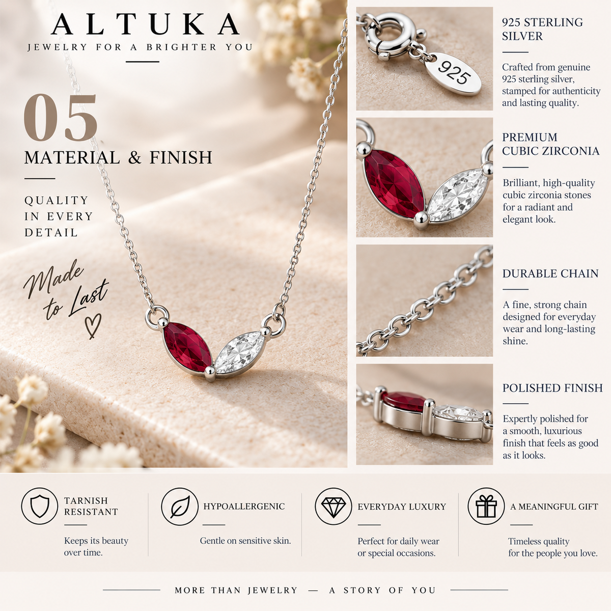 Birthstone Necklace