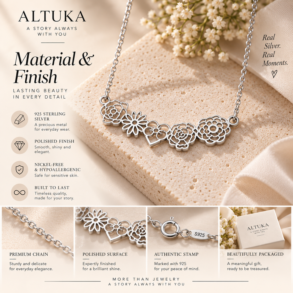 Birth Flower Necklace