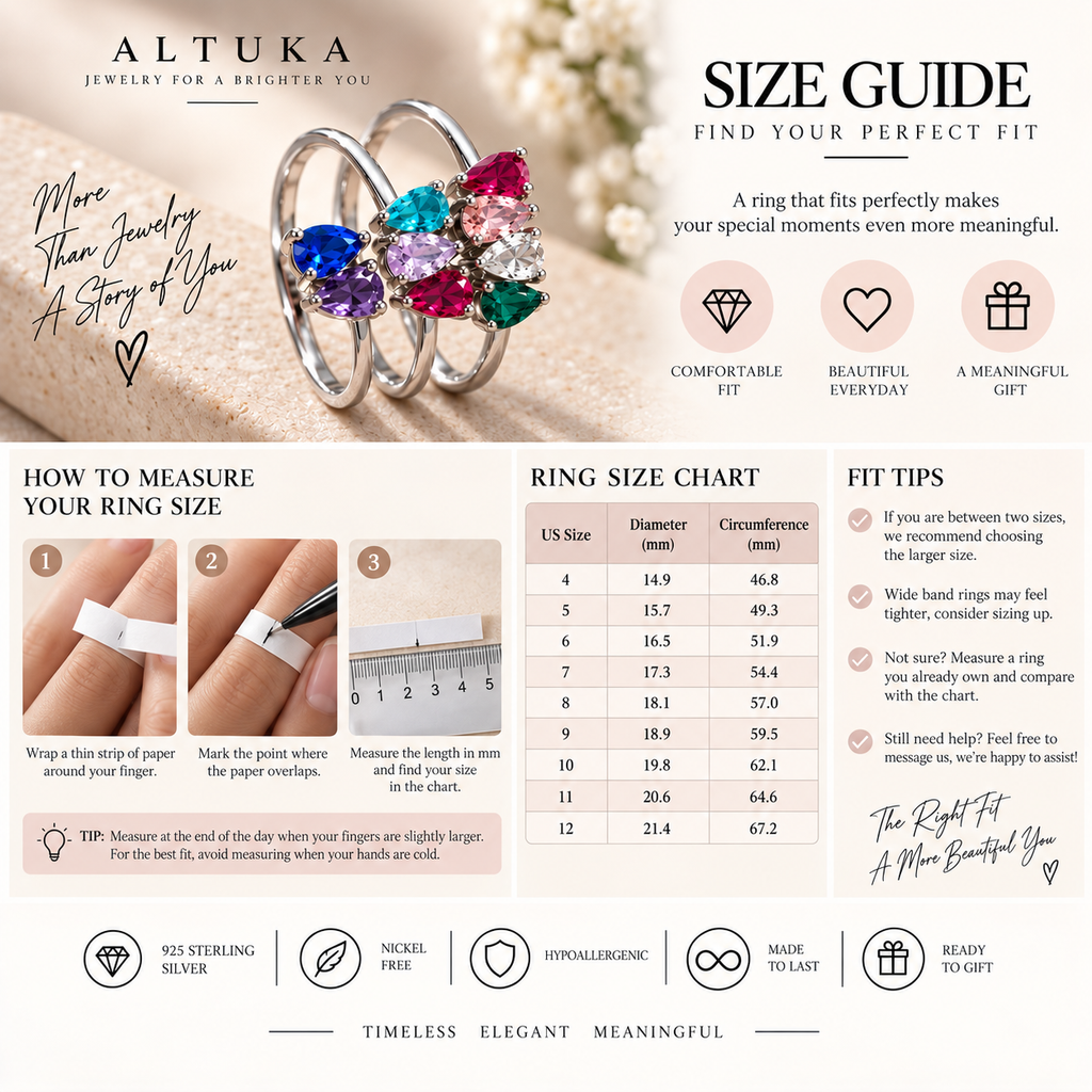Dainty Birthstone Ring